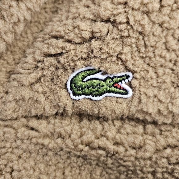 Lacoste sherpa shearling fleece chapka winter hat with flaps - Picture 9 of 10